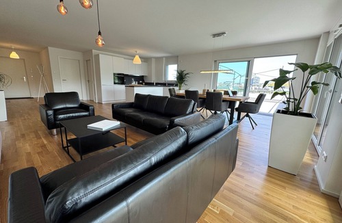 Heilbronn Apartment | Modern apartment with large roof terrace directly on the Neckar