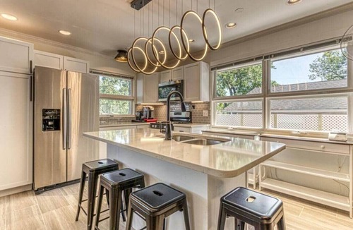 Miller Beach House | Modern Beach Bungalow, Hot tub, Firepit, Foosball, IN Dunes Nat`l Park