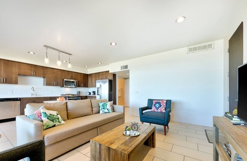 Ocean Beach House | Modern Beachfront Condo w/Spacious Balcony, Views, A/C - Dogs OK