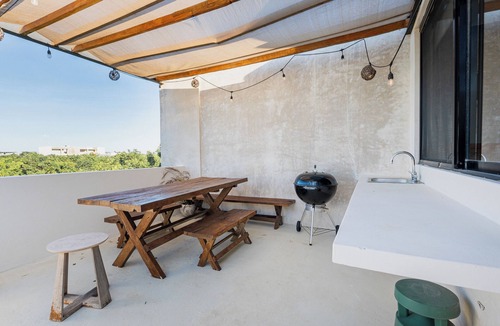 Zama Condo | Modern Boho Condo located 8 min from the Beach & 10 mins from the Tulum Strip