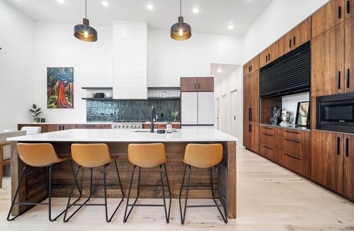 Sequim House | Modern Chalet Lux Home with Mnt Views, Hot Tub & EV Charger