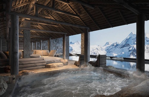 Courchevel Ski Chalet | Modern chalet with spa and pool in Courchevel 1850