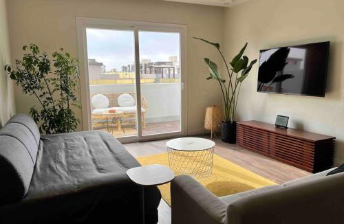 Sheikh Zayed City Apartment | Modern chic rooftop studio