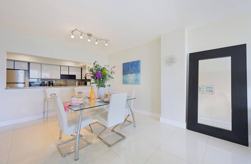 Sunny Isles Beach Condo | Modern condo w/bay views. WiFi, parking, tennis, playground and more!
