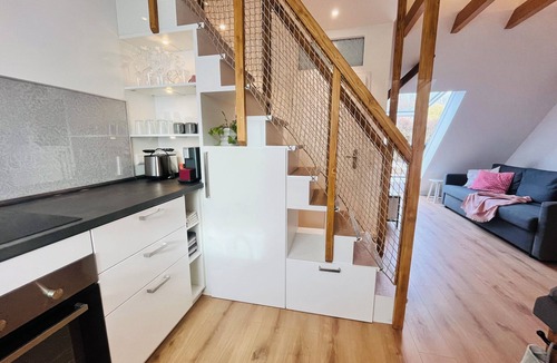 Egelsbach Apartment | Modern & cozy: attic apartment near the S-Bahn to Frankfurt/Darmstadt