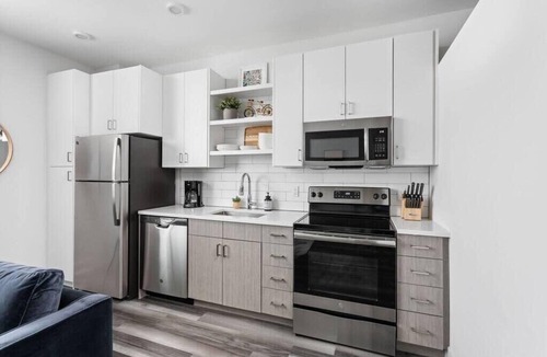 Cole-Noble District Apartment | Modern CozySuites Studio Apartment