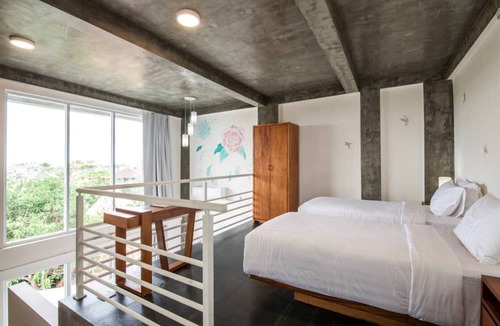 Pererenan Hotel | Modern, Deluxe Room with pool view #1
