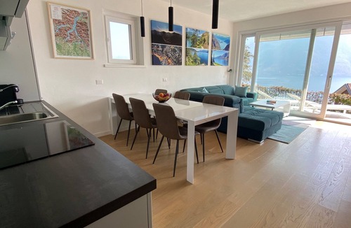Argegno Apartment | Modern duplex apartment with magic views and pool over the lake.