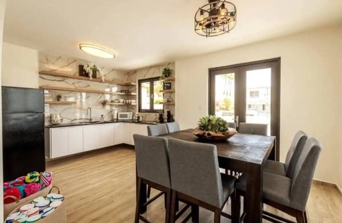Pueblo House | Modern Duplex with Heated Pool - Short Walk to Beach