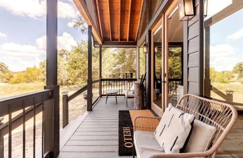 Cedar Creek House | Modern Farmstay Cabin with Friendly Animals, Pond Views & Nature Trails Near Cedar Creek, Texas