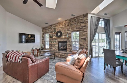 Mountainaire House | Modern Flagstaff Home: Deck, Patio + Fire Pit