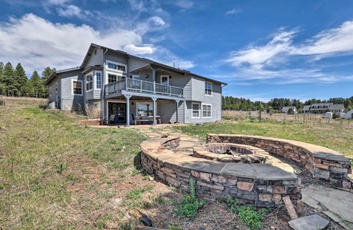 Mountainaire House | Modern Flagstaff Home: Deck, Patio + Fire Pit