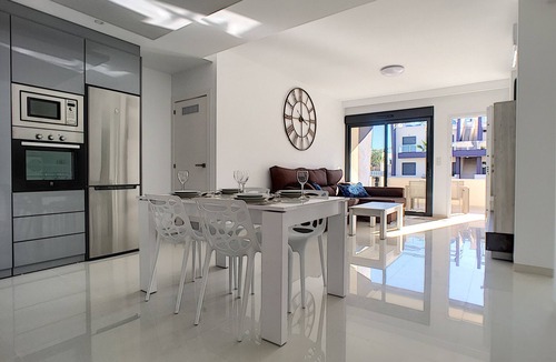 Pueblo Latino Apartment | Modern ground floor, wifi, patio, 2 pools