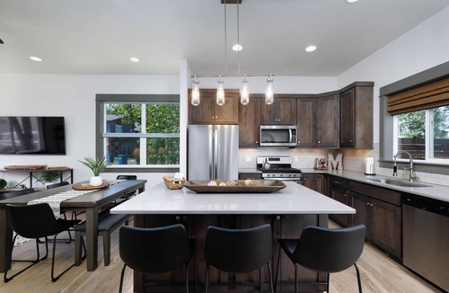 Four Corners House | Modern home w/garage converted game room!