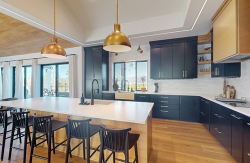 Granby House | Modern home with a hot tub, game room and fabulous deck space!