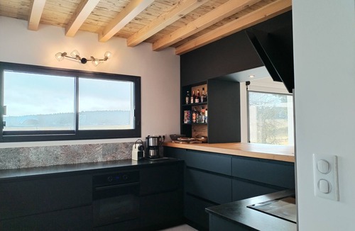 Saint-Chely-d'Apcher House | Modern house with swimming pool and breathtaking views