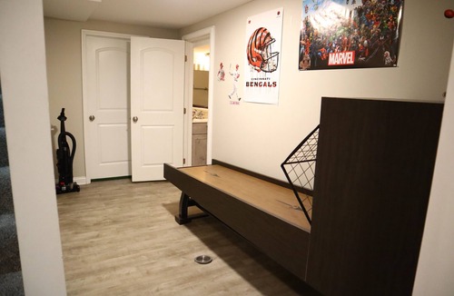 Colerain Township Apartment | Modern Industrial 1BR W/Gym, Ping-Pong, and More!