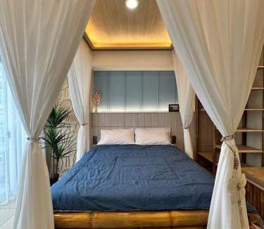 Jakarta Apartment | Modern Island Vibe Studio - High Floor - Mall Access
