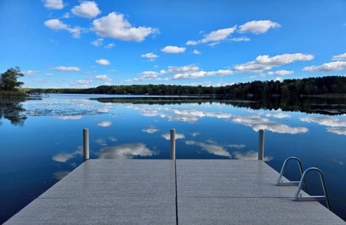 Park Rapids House | Modern Lake Home - 4 Acres - Private Lakefront - Floor to Ceiling Windows