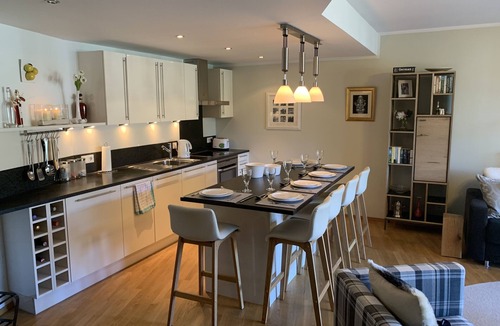 Seefeld in Tirol Apartment | Modern luxury 2 bedroom ground floor apartment with outside terrace and garden