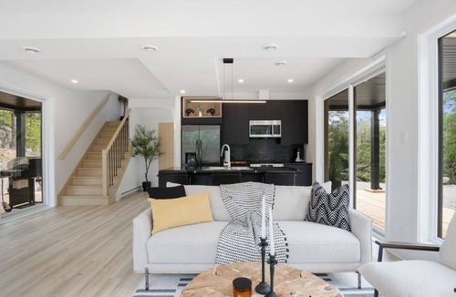 La Conception Cabin | Modern Luxury Chalet near Tremblant + Private Spa