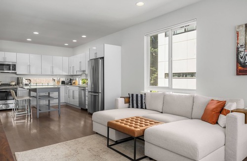 Ballard House | Modern Luxury Home with EV Garage, Office, Bike & Balcony! WFH, Family+n