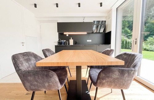 Sant'Andrea in Monte Apartment | modern, luxury, private entrance, garden, terrace, and stunning mountain views.