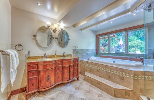 Upper Lonsdale House | Modern Mid-Century Home with Solarium, Deck, and Jacuzzi