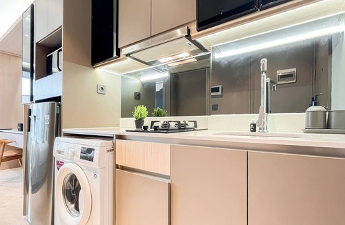 Pantai Indah Kapuk Apartment | Modern Minimalist Studio Room At Gold Coast Apartment