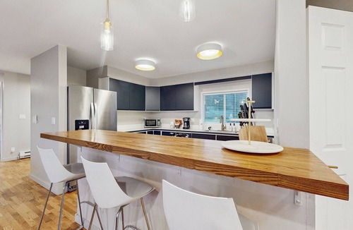 Moclips House | Modern ocean view home with private hot tub, big deck, and family-ready spaces