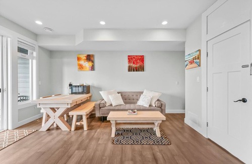 Regional District of Nanaimo House | Modern Oceanview 2BR Suite with Patio & Private Entry Nanaimo Retreat