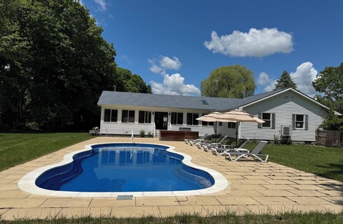 Town of Copake House | Modern Retreat - Heated Private Pool & Lake Access