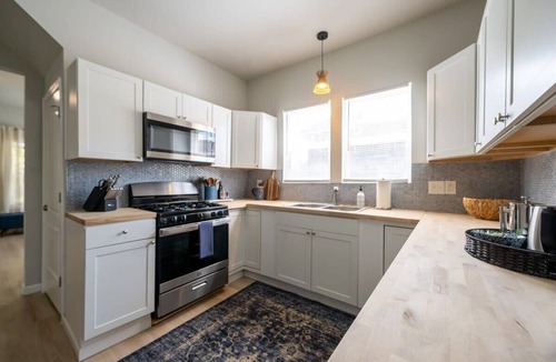 Meridian-Kessler House | Modern Retreat with Private Yard | Best Location!
