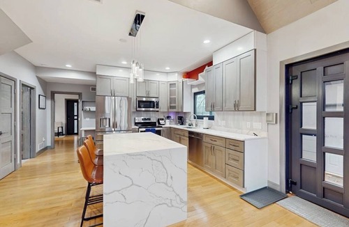 Wisconsin Dells House | Modern Riverfront Home w/gas fireplace, patio, grill, & washer/dryer, Dogs-OK