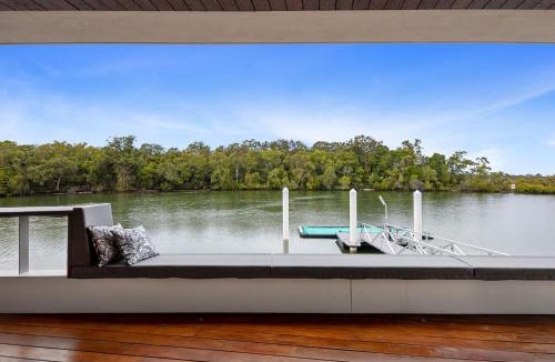 Noosaville House | Modern Riverview Escape with Private Pool