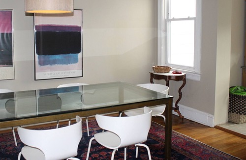 Brightwood Park House | Modern Rowhouse with Patio Dining and Parking