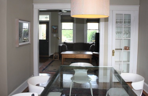 Brightwood Park House | Modern Rowhouse with Patio Dining and Parking
