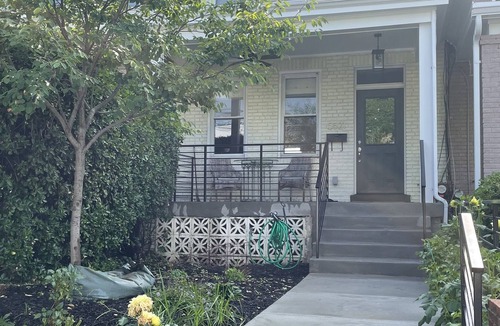 Brightwood Park House | Modern Rowhouse with Patio Dining and Parking