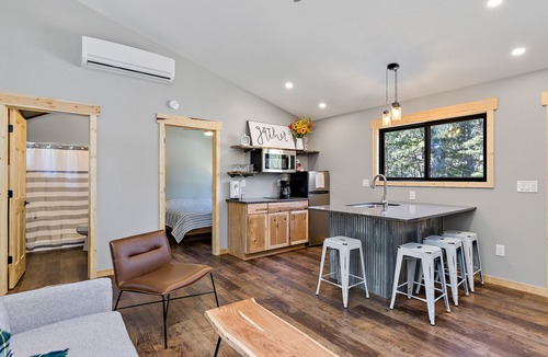 Hill City Cabin | Modern rustic design with upscale finishes and 2 bedrooms.