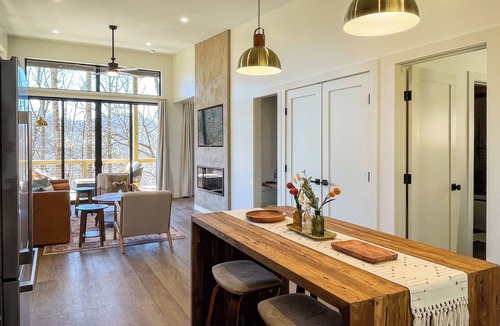 Mars Hill Cabin | Modern Scandinavian style cabin on mountain with 58 acres!