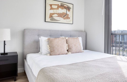 Assembly Square Apartment | Modern Somerville 1BR w/ Gym & W/D, nr Assembly Row, by Blueground