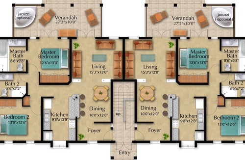 Enterprise Condo | Modern, spacious 2 bed/2 bathroom condo with pool, near several beaches.