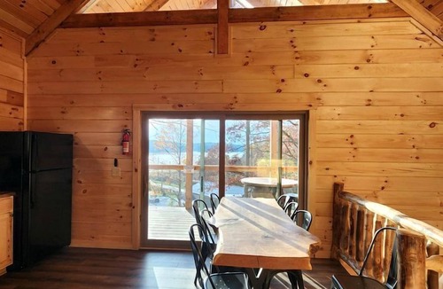 Scio House | Modern Spacious Cabin near Tappan Lake with Jacuzzi and Panoramic Views in Ohio