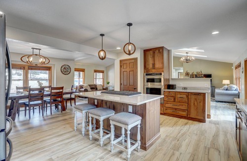 Bailey House | Modern + Spacious Mountain Cabin with XL Hot Tub located in the Rocky Mountains