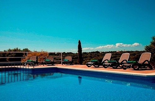 Binibeca Villa | Modern, spacious, private, views of olive groves and sunset from pool house