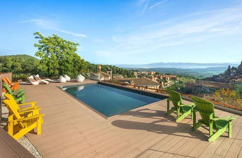 Soriano nel Cimino Apartment | Modern Studio | 17th Century Resort | Sleeps 2