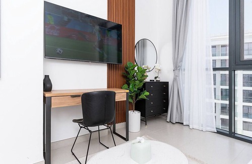 Al Hamriya Apartment | Modern Studio at Blue Bay Walk