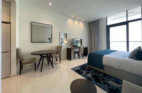 Dubai World Central Apartment | Modern Studio - Damac Celestia -Dubai South - Ezytrac Vacation Homes