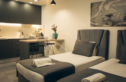 Trikomo Apartment | Modern Studio Flat with Pool Near Beach, Iskele