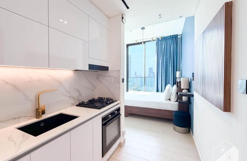 Madinat Zayed Apartment | Modern Studio with balcony Binghatti Gardenia